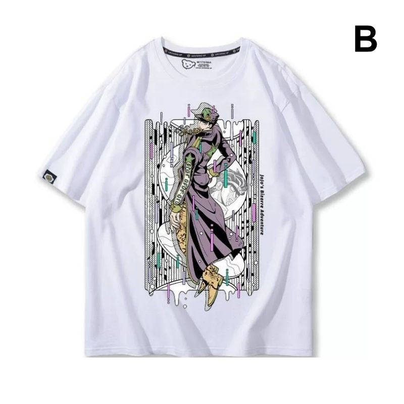スタンド使い イラスト トップス スタンド展開デザイン  ユニセックス 半袖 Ｔシャツ その2