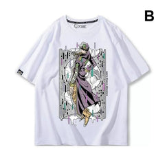 スタンド使い イラスト トップス スタンド展開デザイン  ユニセックス 半袖 Ｔシャツ その2