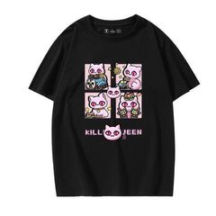 JOJOシリーズ トップス Killer Queen ネコ爆弾 ユニセックス 半袖Ｔシャツ