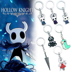 キャラクター  Hollow Knight風 雑貨 メタルキーホルダー キーリング ネックレス 多タイプ展開 ユニセックス