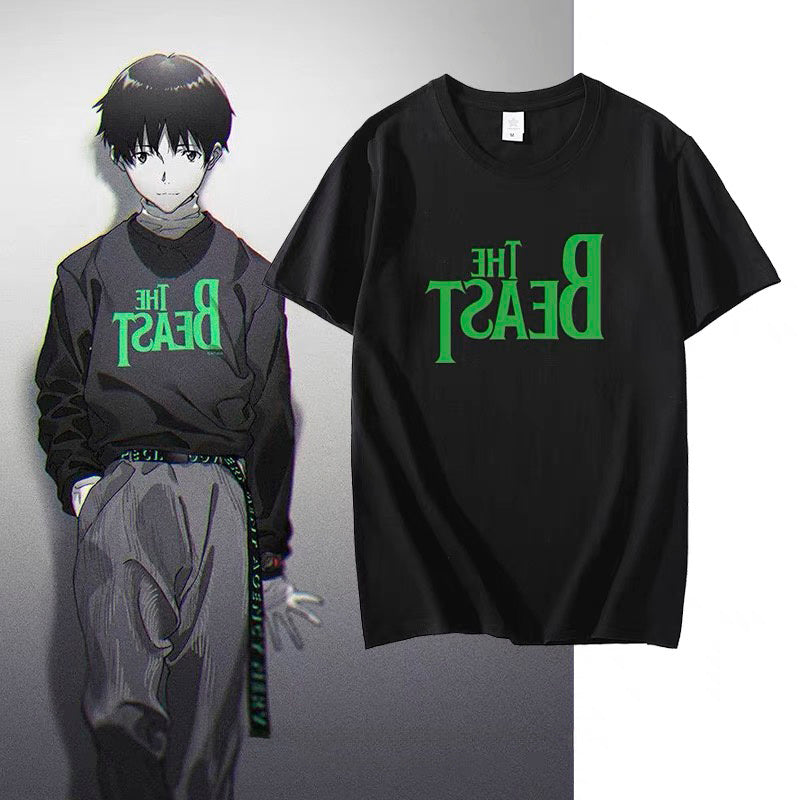 キャラクター トップス THE BEAST ユニセックス 半袖Ｔシャツ