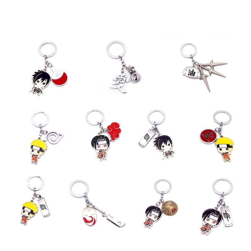 キャラクター  忍者アニメ風 雑貨 メタルキーホルダー
