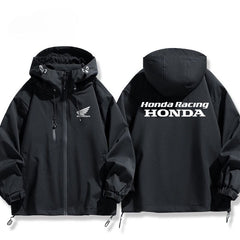 バイカースタイル アウター モータースポーツテイスト メンズ 防風 防寒 レーシングジャケット