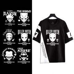 スタンド使い イラスト トップス スタンドパワー ユニセックス 半袖Ｔシャツ
