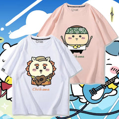 可愛いキャラ ゆるかわ トップス 楽団 ユニセックス 半袖Ｔシャツ