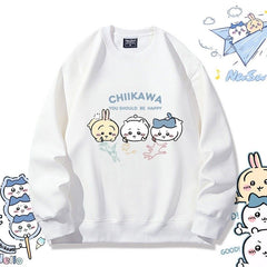 可愛いキャラ ゆるかわ トップス 遊び相手 ユニセックス 長袖 スウェット