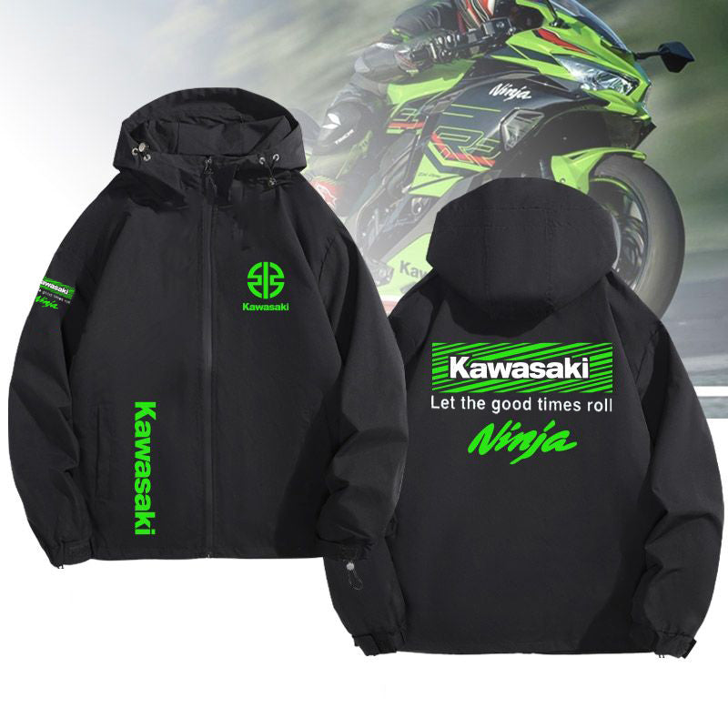 バイカースタイル モータースポーツ メンズ 防風 防寒 レーシングジャケット