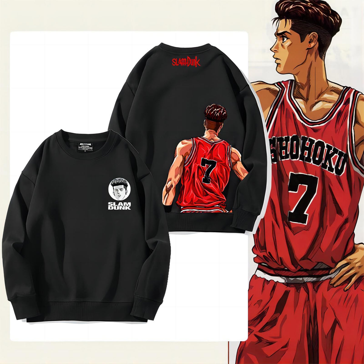 キャラクター トップス バスケットボールファン ユニセックス 長袖 スウェット