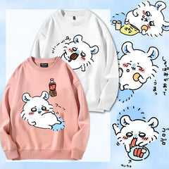 可愛いキャラ ゆるかわ トップス お菓子 ユニセックス 長袖 スウェット
