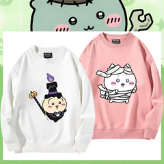 可愛いキャラ ゆるかわ トップス ロールプレイ ユニセックス 長袖 スウェット
