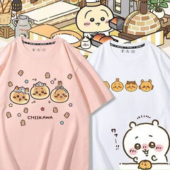 可愛いキャラ ゆるかわ トップス 料理人 ユニセックス 半袖Ｔシャツ
