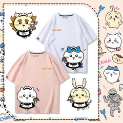 可愛いキャラ ゆるかわ トップス スイーツショップ ユニセックス 半袖Ｔシャツ