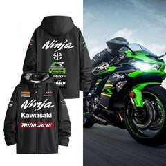 バイカースタイル アウター 車好き向け メンズ 防風 防寒 レーシングジャケット