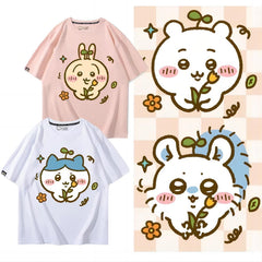 可愛いキャラ ゆるかわ トップス 美しい庭 ユニセックス 半袖Ｔシャツ