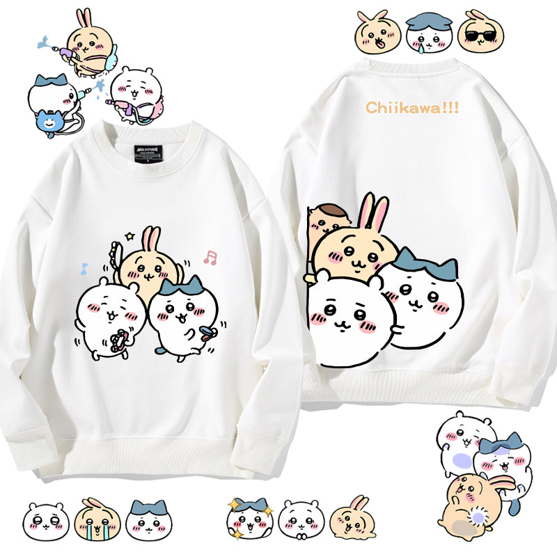 可愛いキャラ ゆるかわ トップス 娯楽 ユニセックス 長袖 スウェット