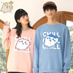 可愛いキャラ ゆるかわ トップス チル... ユニセックス 長袖 スウェット