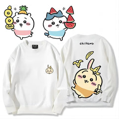 可愛いキャラ ゆるかわ トップス 果物 ユニセックス 長袖 スウェット