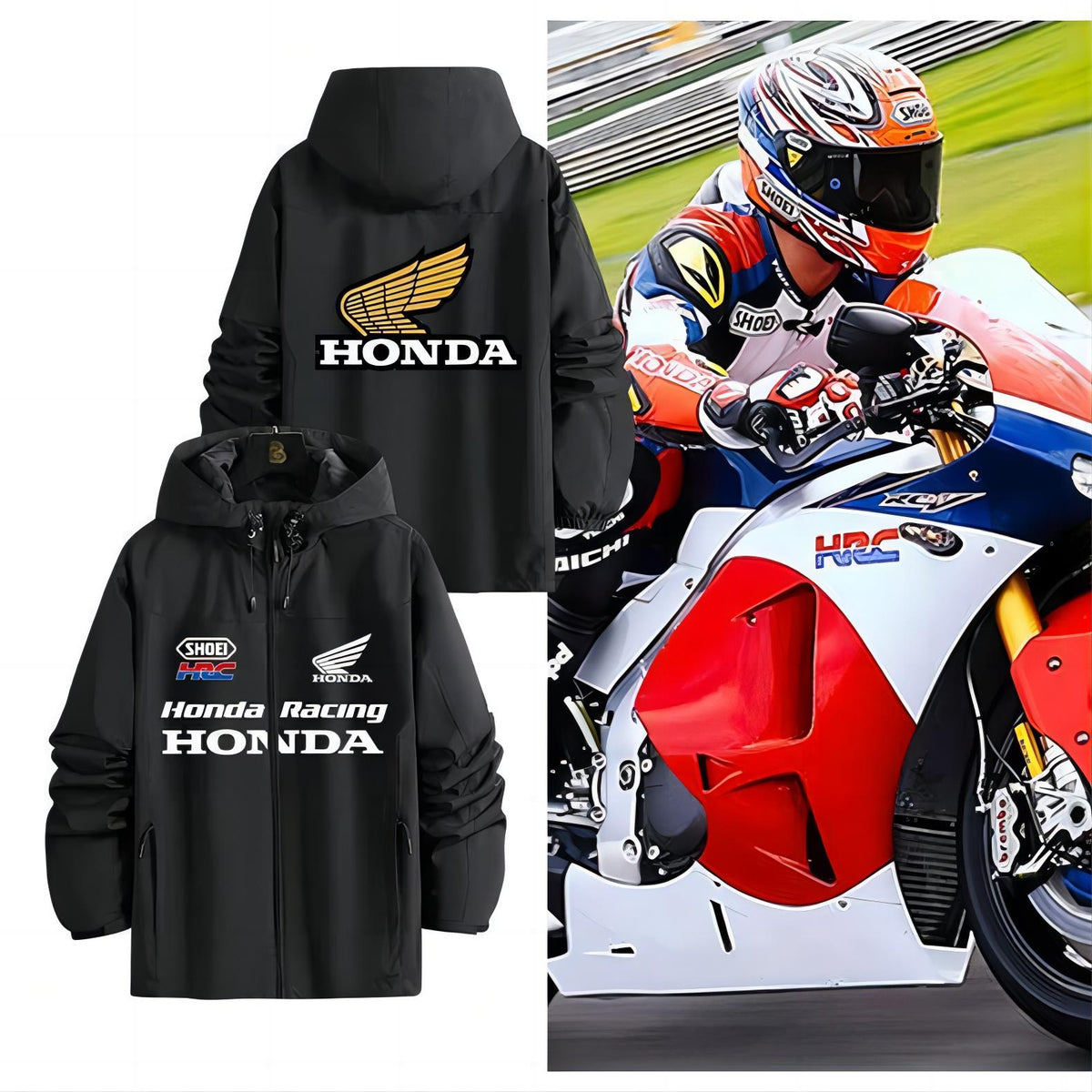 バイカースタイル アウター スポーツカジュアル メンズ 防風 防寒 レーシングジャケット