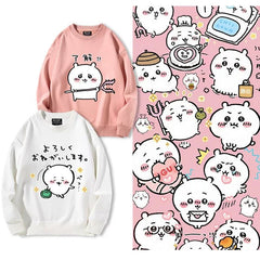可愛いキャラ ゆるかわ トップス 忙しい一日 ユニセックス 長袖 スウェット