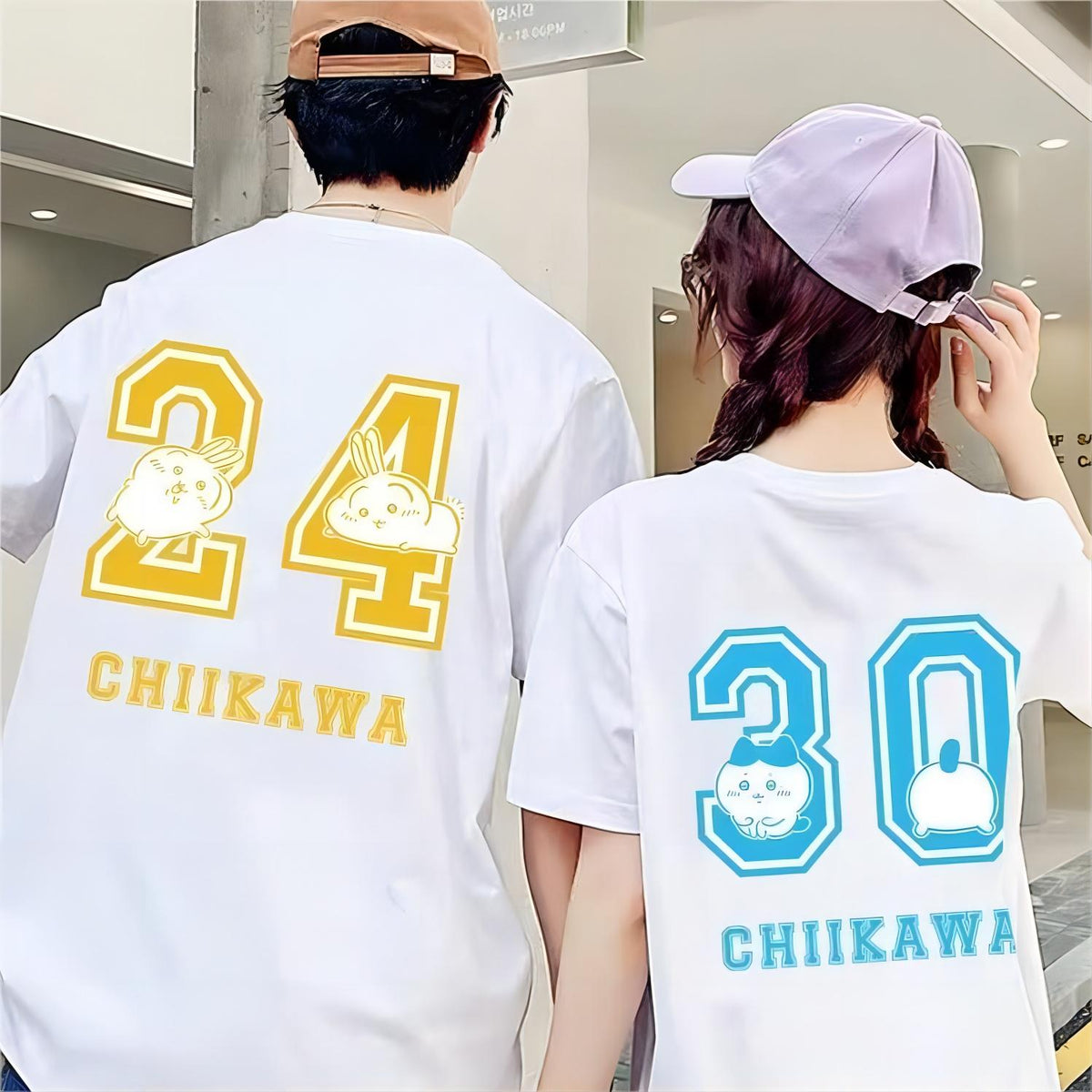 可愛いキャラ ゆるかわ トップス 数字遊び ユニセックス 半袖Ｔシャツ