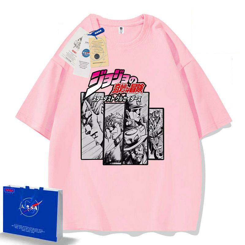 JOJOシリーズ トップス スターダストクルセイダース 半袖Ｔシャツ