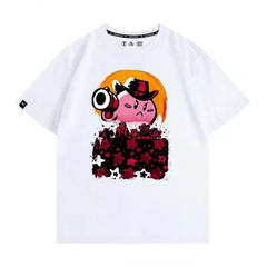 キャラクターシリーズ トップス レッドデッドリデンプションカービィ ‌ユニセックス 半袖Ｔシャツ