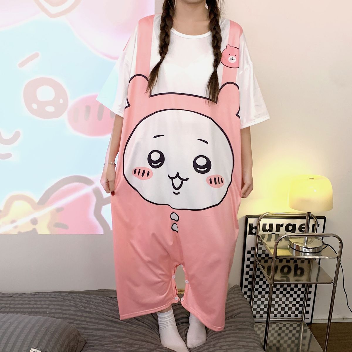 可愛いキャラ ゆるかわ パジャマ 部屋着 リラックス 涼しい レディース ルームウェア