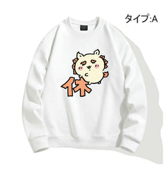 可愛いキャラ ゆるかわ トップス 祝日 ユニセックス 長袖 スウェット