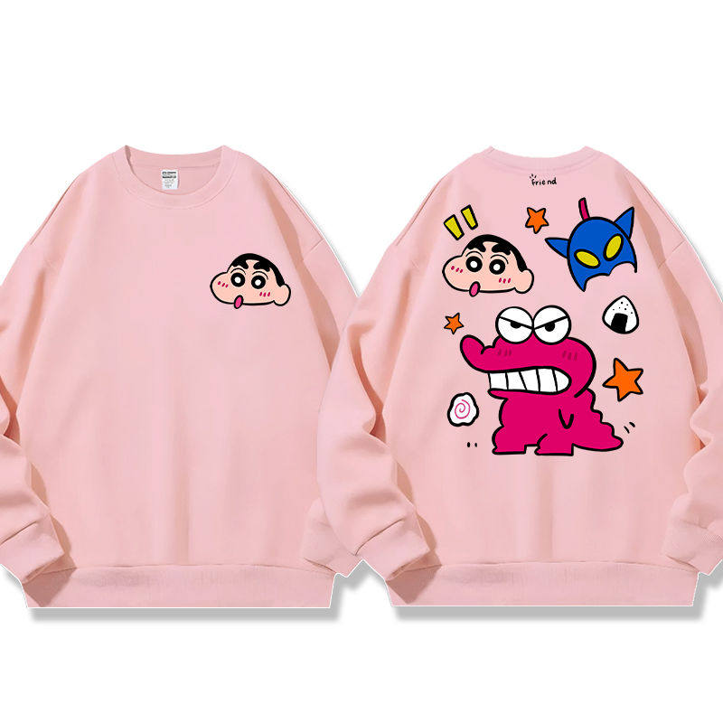 キャラクター トップス 日常を楽しむ ユニセックス 長袖 スウェット