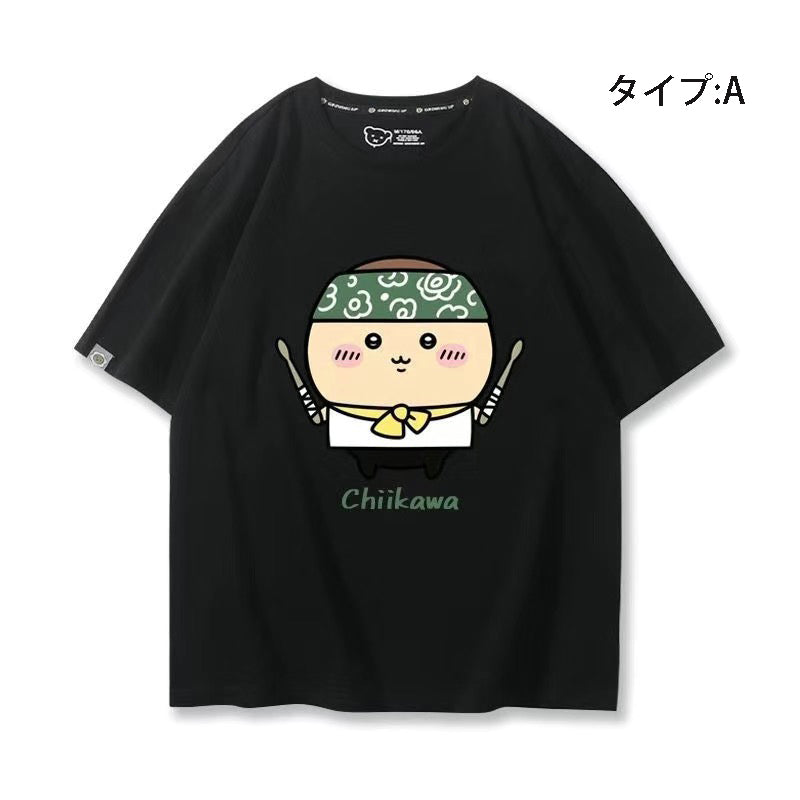 可愛いキャラ ゆるかわ トップス 楽団 ユニセックス 半袖Ｔシャツ