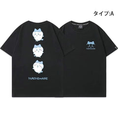 可愛いキャラ ゆるかわ トップス 楽しい気分 ユニセックス 半袖Ｔシャツ