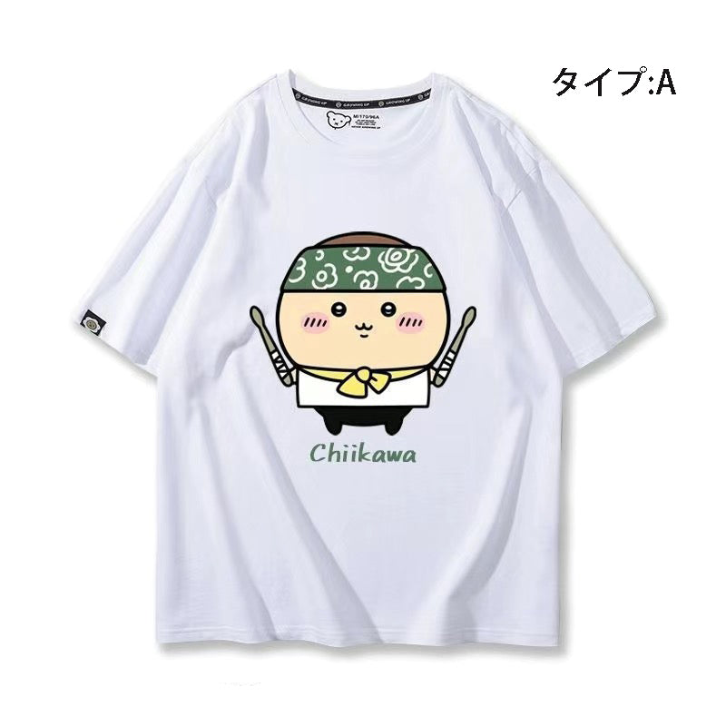 可愛いキャラ ゆるかわ トップス 楽団 ユニセックス 半袖Ｔシャツ