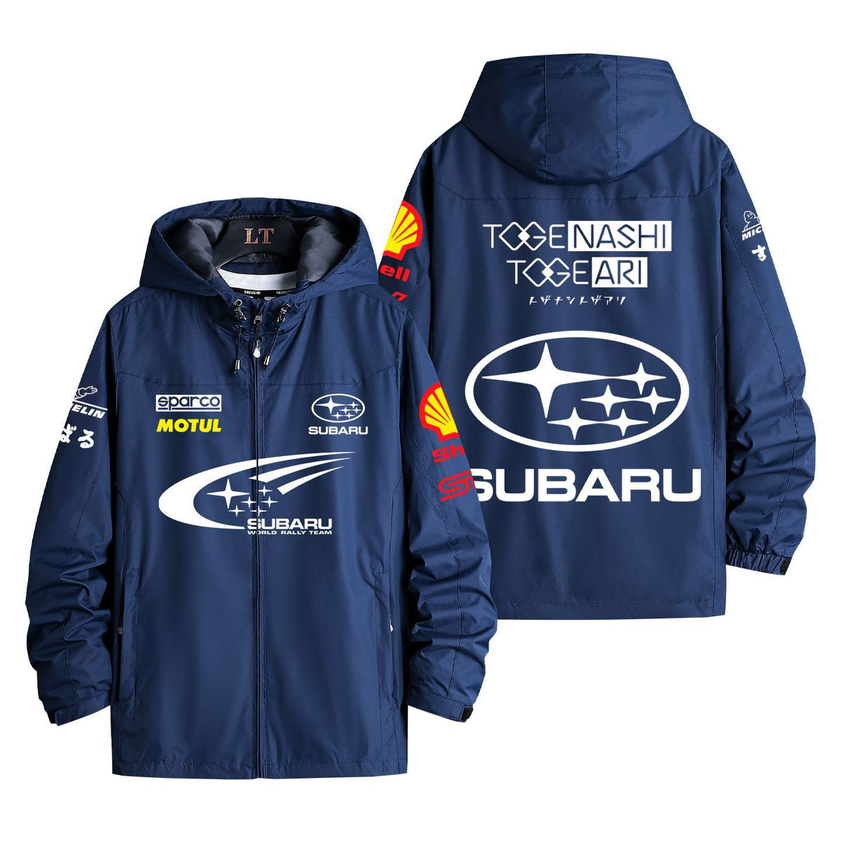 バイカースタイル アウター  カッコいい STI レーシング メンズ 防風 防寒 レーシングジャケット