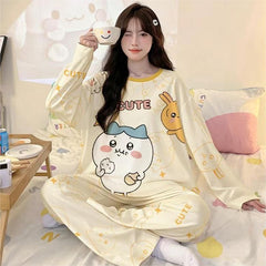 可愛いキャラ ゆるかわ キャラ ルームウェア 寝間着 パジャマ レディース セットアップ