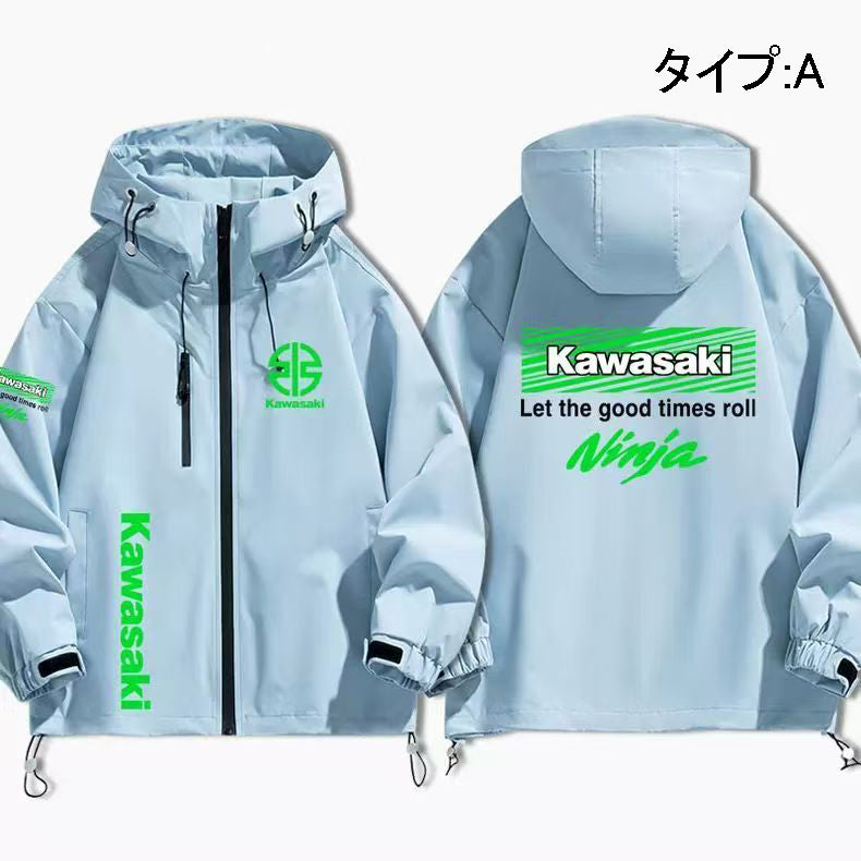 バイカースタイル アウター  モータースポーツ メンズ 防風 防寒 レーシングジャケット