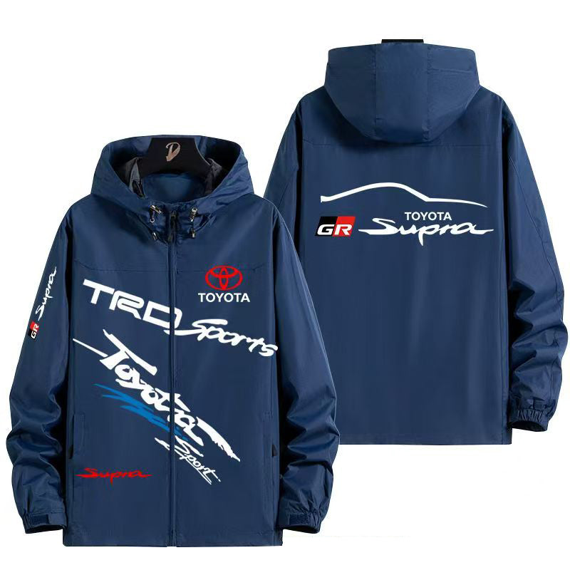 バイカースタイル アグレッシブスポーツジャケット メンズ 防風 防寒 レーシングジャケット