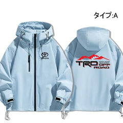 バイカースタイル オフロード風 メンズ 防風 防寒 レーシングジャケット