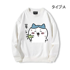可愛いキャラ ゆるかわ トップス 大変な一日 ユニセックス 長袖 スウェット