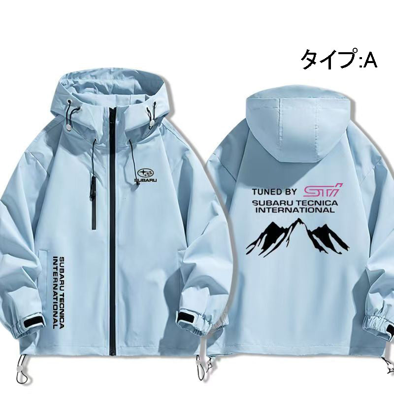 バイカースタイル アウター  ストリート×アウトドア メンズ 防風 防寒 レーシングジャケット