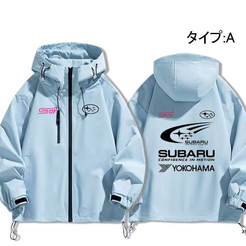 バイカースタイル アウター  STI メンズ 防風 防寒 レーシングジャケット