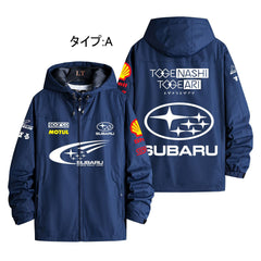 バイカースタイル アウター  カッコいい STI レーシング メンズ 防風 防寒 レーシングジャケット