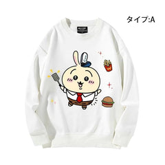 可愛いキャラ ゆるかわ トップス スポンジ・ボブ コラボ ユニセックス 長袖 スウェット