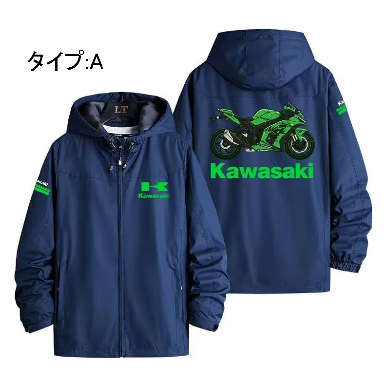 バイカースタイル アウター  カッコいい モトスタイル メンズ 防風 防寒 レーシングジャケット