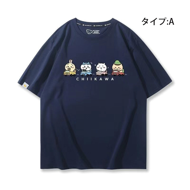 可愛いキャラ ゆるかわ トップス 初心者ドライバー ユニセックス 半袖Ｔシャツ