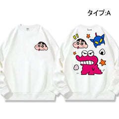 キャラクター トップス 日常を楽しむ ユニセックス 長袖 スウェット