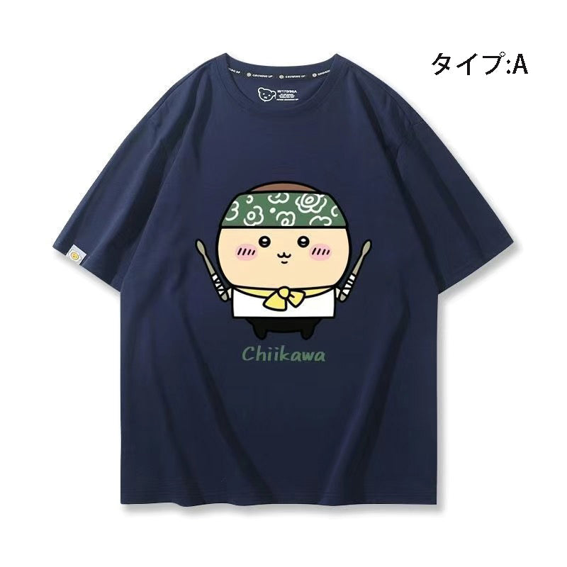 可愛いキャラ ゆるかわ トップス 楽団 ユニセックス 半袖Ｔシャツ