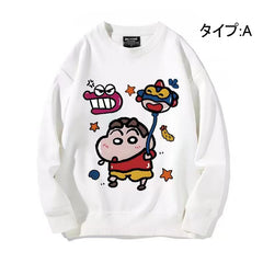 キャラクター トップス 怪獣 ユニセックス 長袖 スウェット