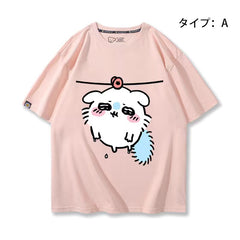 可愛いキャラ ゆるかわ トップス 洗濯 ユニセックス 半袖Ｔシャツ