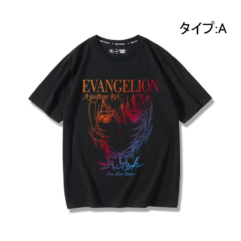 キャラクター トップス EVA パイロット達 ユニセックス 半袖Ｔシャツ