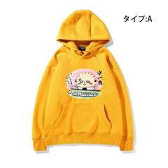 可愛いキャラ ゆるかわ トップス 麻雀対戦 ユニセックス 長袖 パーカー